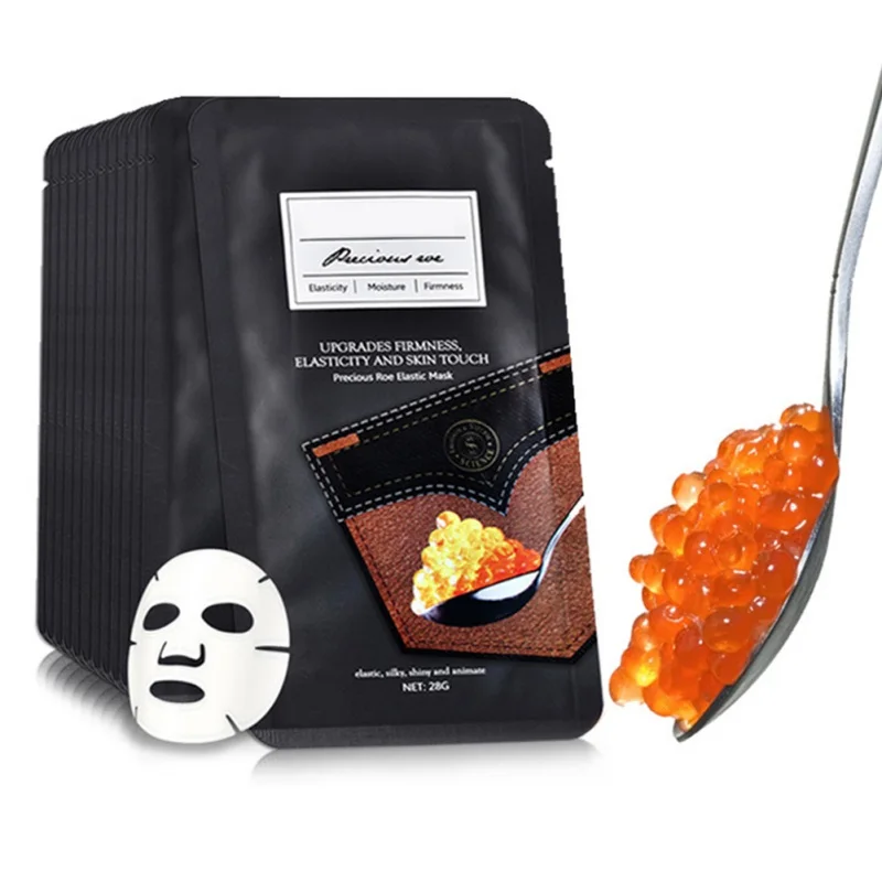 

3pcs Remove Fine Lines Lifting Firming Anti Wrinkle Anti Aging Facial Masks Skin Care Roe Elastic Essence Mask