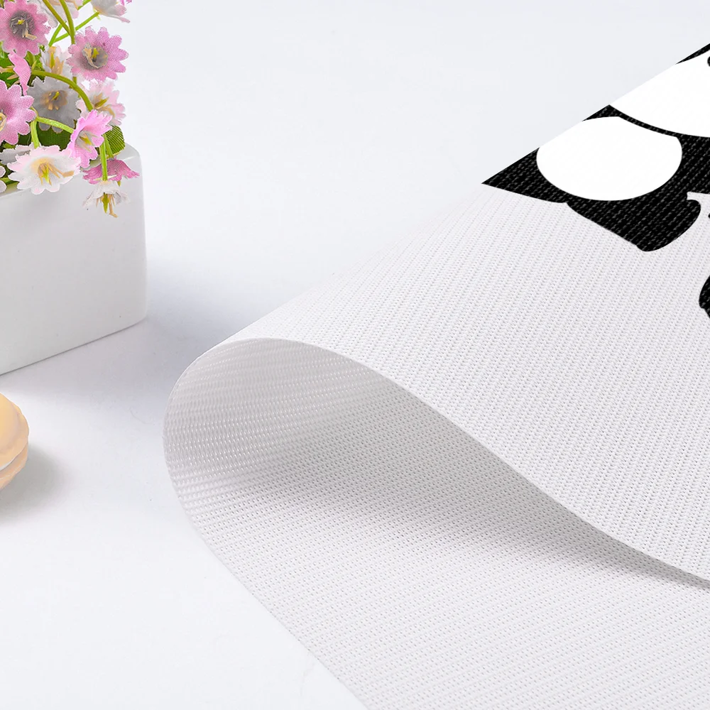 Скатерти с рисунком панды термостойкие коврики из ПВХ/полиэстера устойчивые к