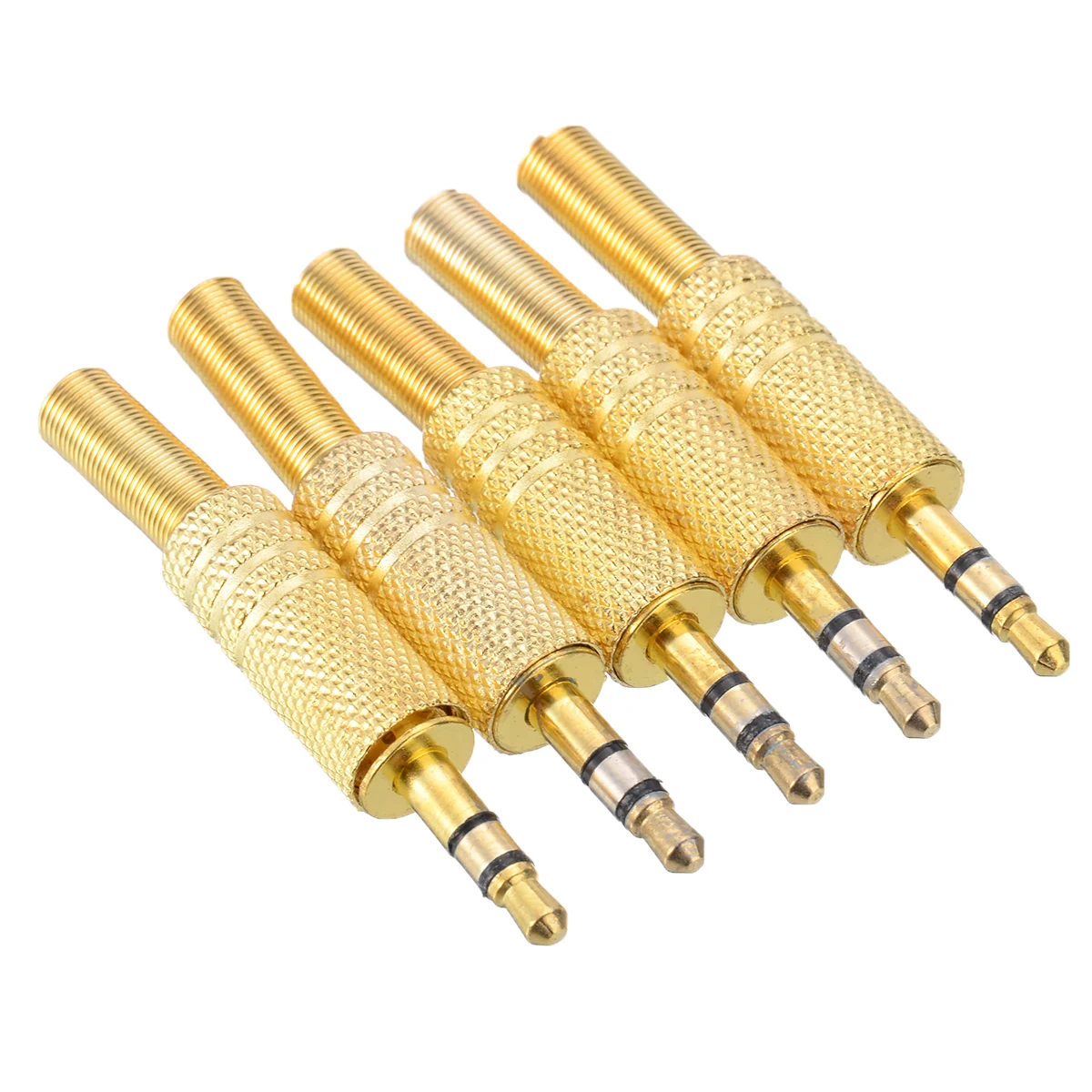 5/8 дюйма 3 5 мм Штекерный штекер коаксиальный кабель аудиоразъем для припоя