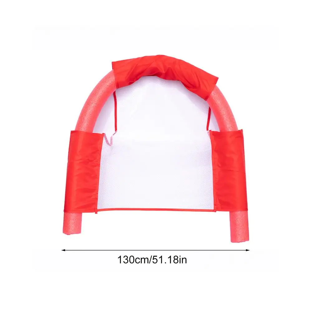 

Adult Kids Pool Noodle Chair Outdoor Swimming Pool Mesh Floats Swimming Stick Floating Chair Water Floating Row Summer Party