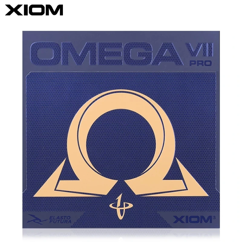 XIOM OMEGA VII PRO Table Tennis Rubber With Carbon Sponge IMPROVED SPIN DYNAMICS For PLASTIC BALL Ping Pong Sheet