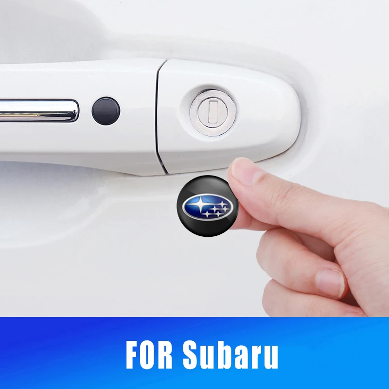 4 шт. защитные наклейки для дверей автомобиля украшения Subaru Forester Outback Legacy Impreza XV BRZ