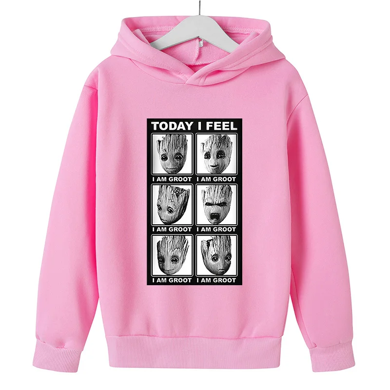 

2021 Spring and Autumn Boys and Girls Cartoon Pattern Casual Hoodie 4T-14T