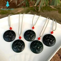 jade pendant necklace hetian jade lotus jade pendant gift wholesale