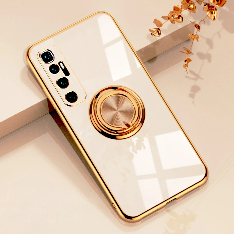 

Luxury Plating Case For Huawei P30 P40 Pro P20 Mate 20 P30Pro Honor 20 Pro Stand Ring Holder Soft Shell Full Silicone Cover P 30