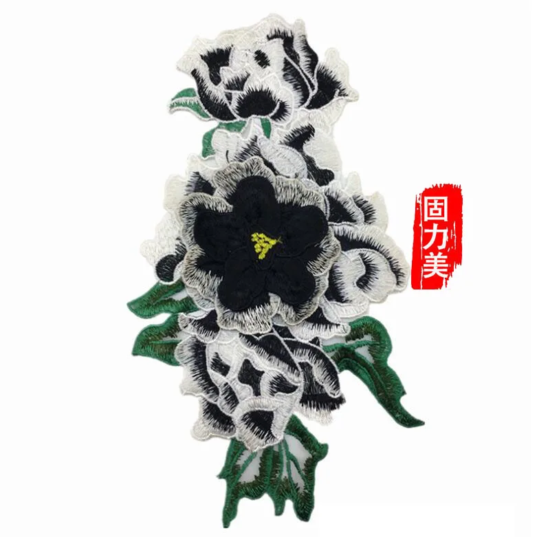 2 предмет отлично 3D синего розового цвета с пионами Цвет оранжевый красный