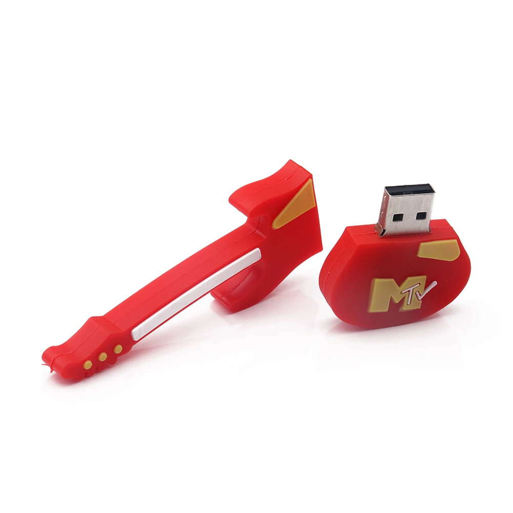 Мультяшный usb 2 0 музыкальный инструмент гитара Примечание скрипка 64 Гб USB флеш
