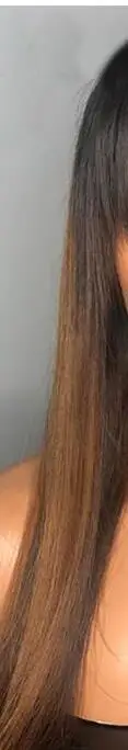 ombre blonde Eversilky Ombre Синий Коричневый 360 синтетический фронтальный парик человеческих волос с челкой блонд прямые бразильские Remy с детской накладка с прической парики - Цвет волос: ombre blonde