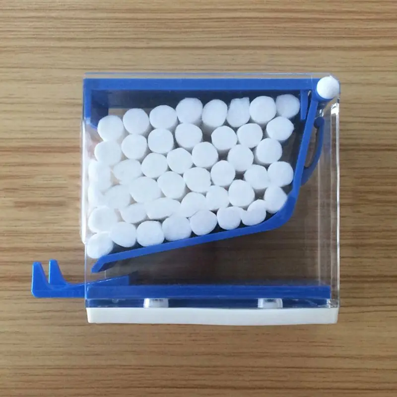 

1Pc Dental Dentist Cotton Roll Dispenser Holder Storage Organizer Box Press Type