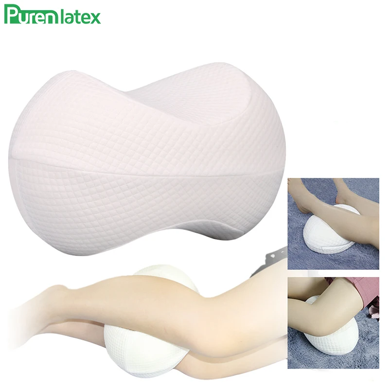 

PurenLatex Knee Cushion Release Pressure Slow Rebound Memory Foam Pillow For Sleeping Sciatica Relief Pregnant Women Orthopedic
