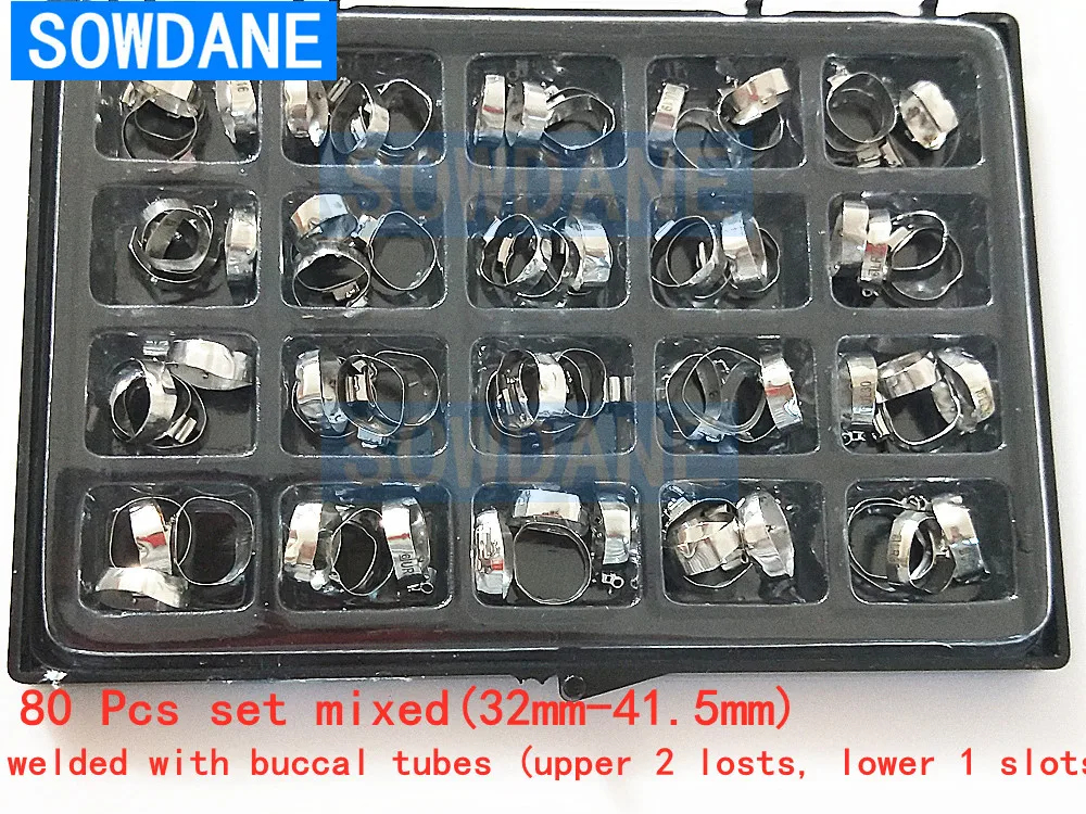 80 шт./кор. Стоматологическая Ортодонтическая Плоская Лента предварительно