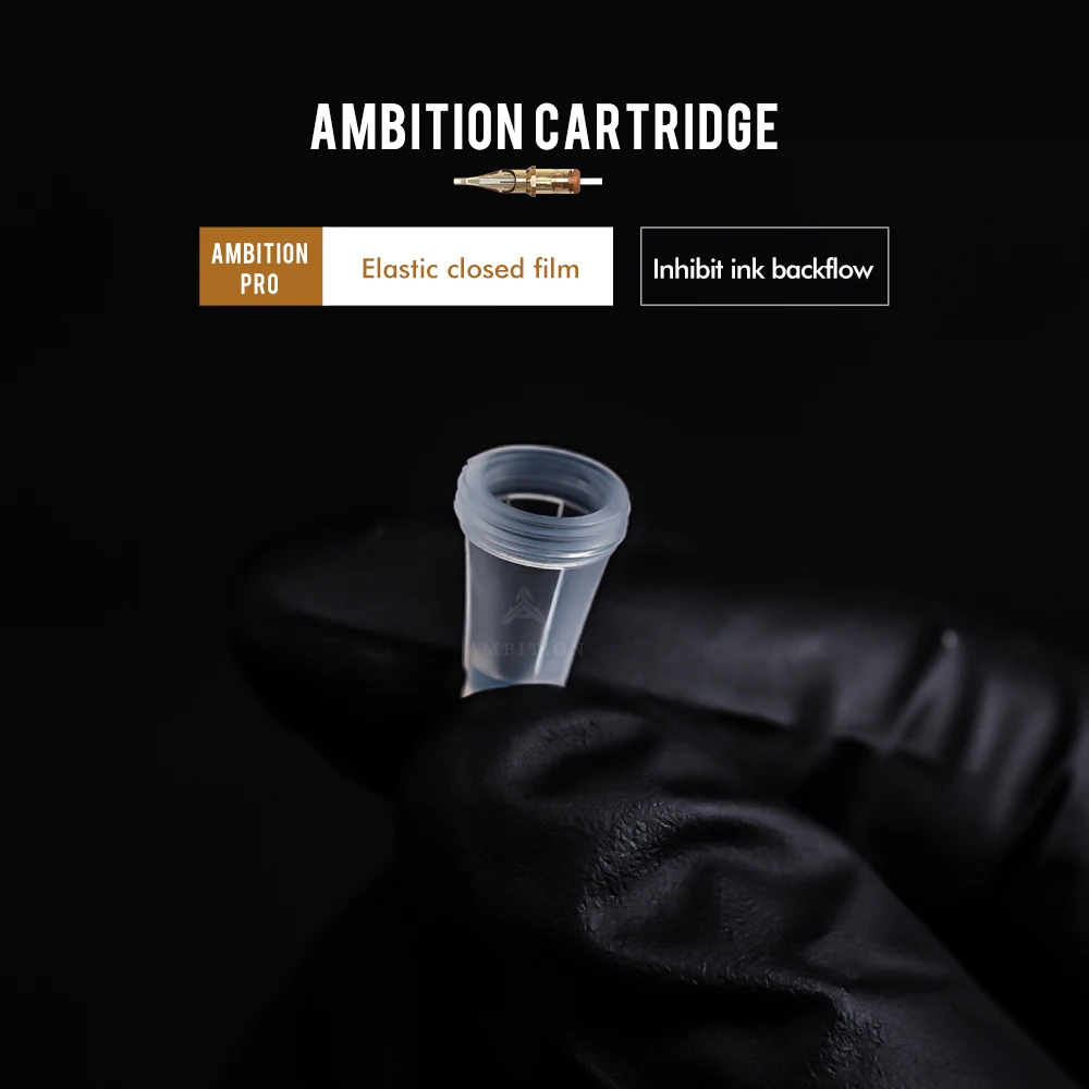 Ambition тату картридж иглы 20 штук изогнутый Magnum Средний конус 5rm 7rm 9rm 11rm 13rm 15rm 17rm 19rm 21rm