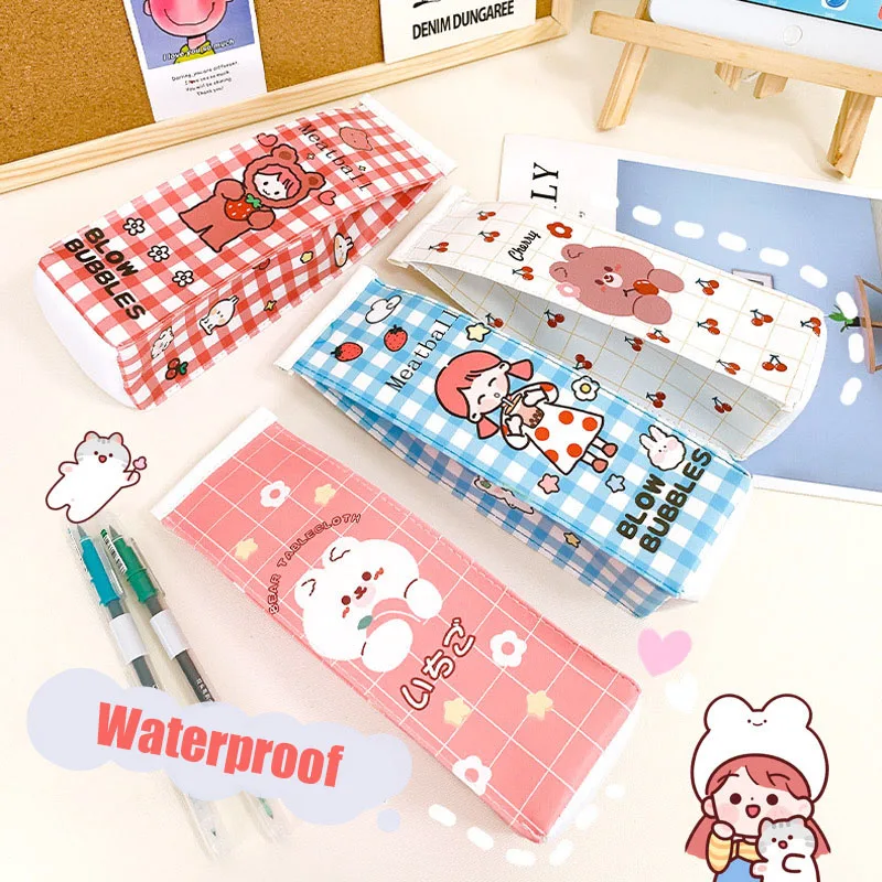 Большой Вместительный пенал чехол для карандашей сумка хранения канцелярских