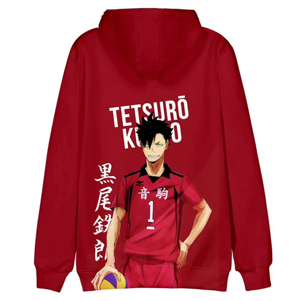 Haikyuu Kuroo Tetsurou No1 Толстовка для косплея Хината шойо No10 пуловер с капюшоном детское