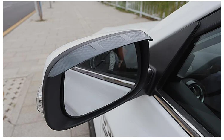 Для Hyundai Santa Fe IX45 2013-2016 углеродное волокно зеркало заднего вида непромокаемый