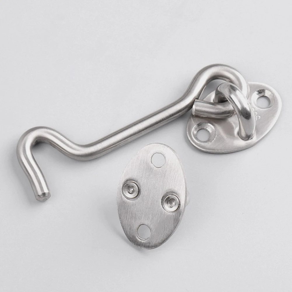 

2pcs/set Solid Bathroom 4inch Gate Lock Barn Door Latch Security Stainless Steel