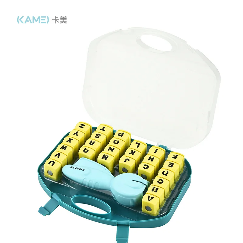 

Kamei Lever Punch Eva Foam Maker 26 Letters Craft Punch Set for Paper Cutting Cutter Card Scrapbooking DIY Handmade
