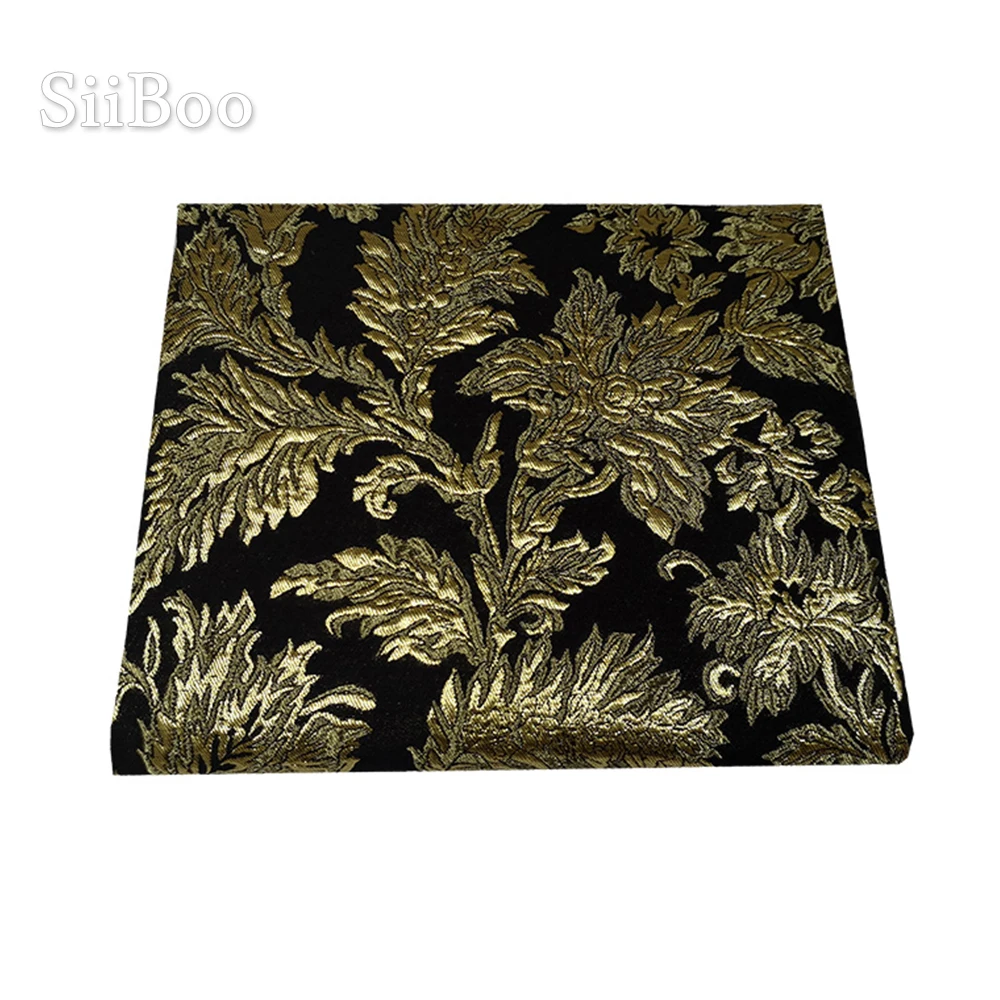 Siiboo итальянский дворец рококо стиль металлическая жаккардовая ткань для женщин