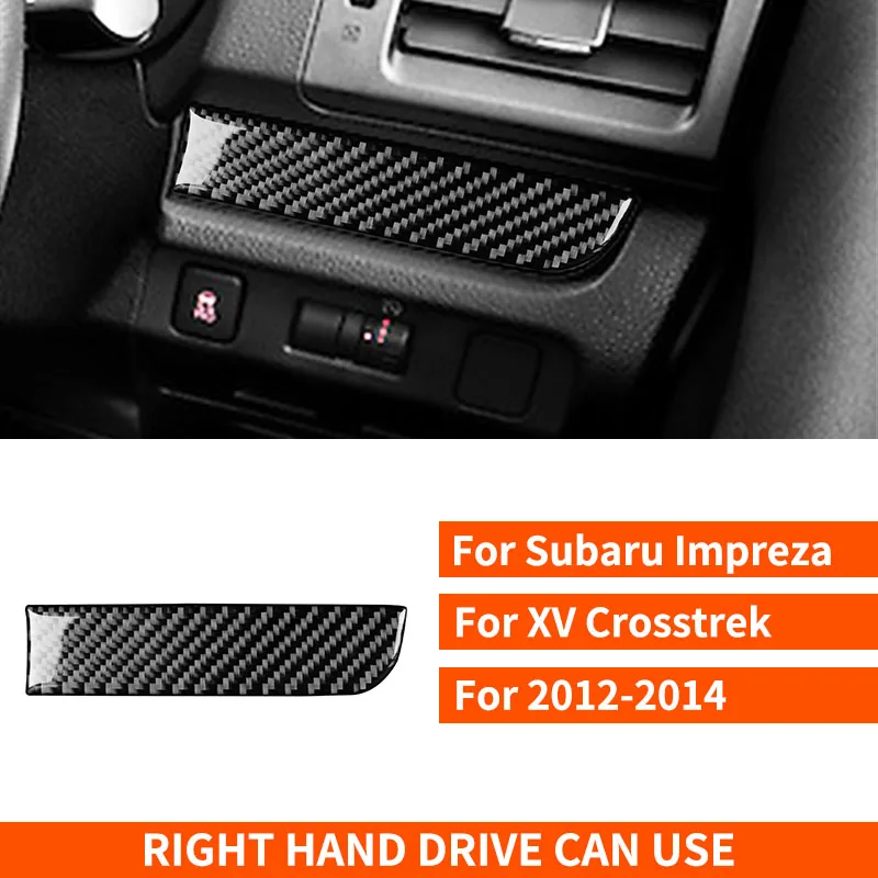 

Для Subaru Impreza WRX XV Crosstrek 2012 2013 2014, углеродное волокно, накладка на боковую панель водителя, наклейка, автомобильные аксессуары