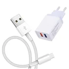 Настенное зарядное устройство 5 В, 2 А, адаптер USB Type-C Micro, зарядный телефонный кабель для Xiaomi Mi Poco X3, Redmi 3s, 4, Note 5, 7, 8 Pro, honor 9a, 8a, 7a, 6a