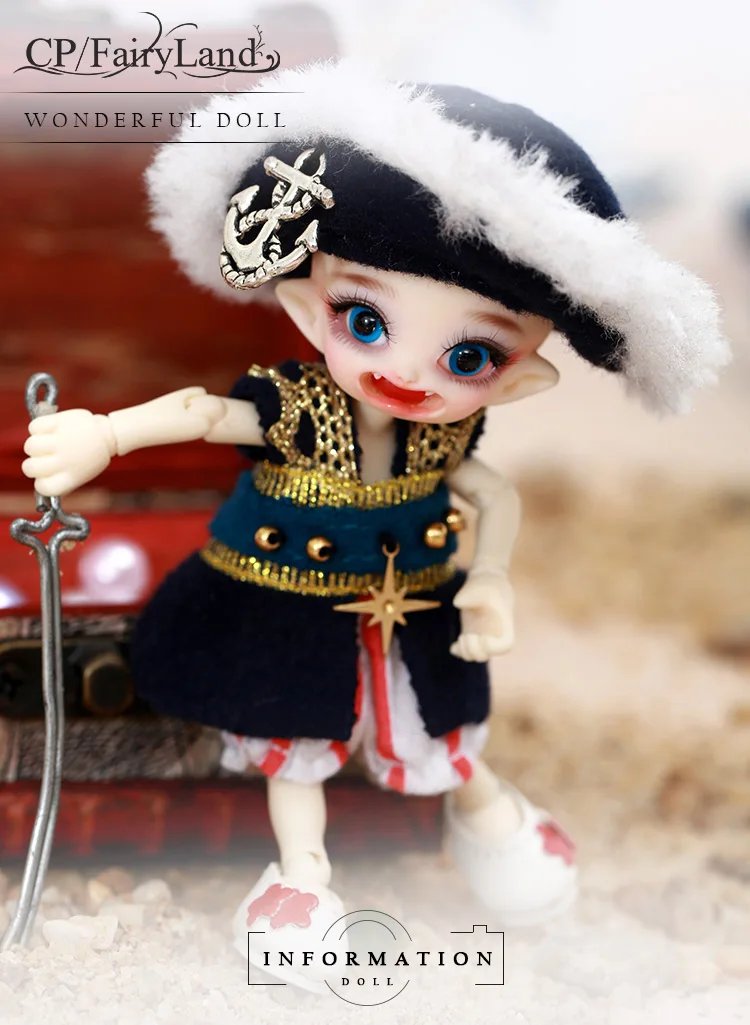 Пукипуки Cupid3 1/12 Fairyland FL BJD кукла розовая улыбка эльфы игрушки шарнирная кукла