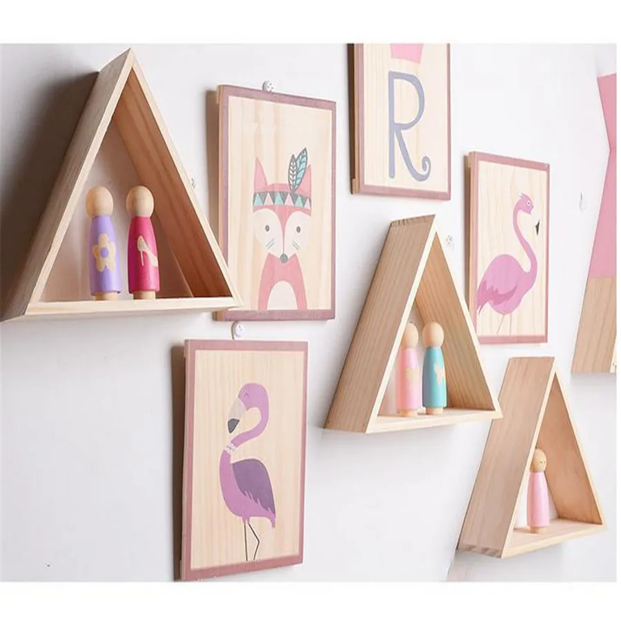 Деревянное украшение для стены в скандинавском стиле гостиной спальни