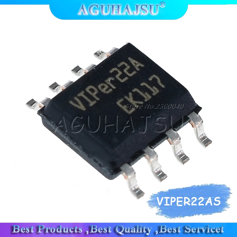 5 шт. VIPER22AS VIPER22A 22A SOP 8 интегральная схема ЖК источник питания IC индукционная плита