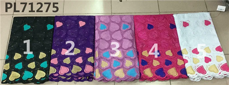 

Madison New arrival african Bazin riche fabric embroidery lace bazin riche dress material Nigerian Voile Lace