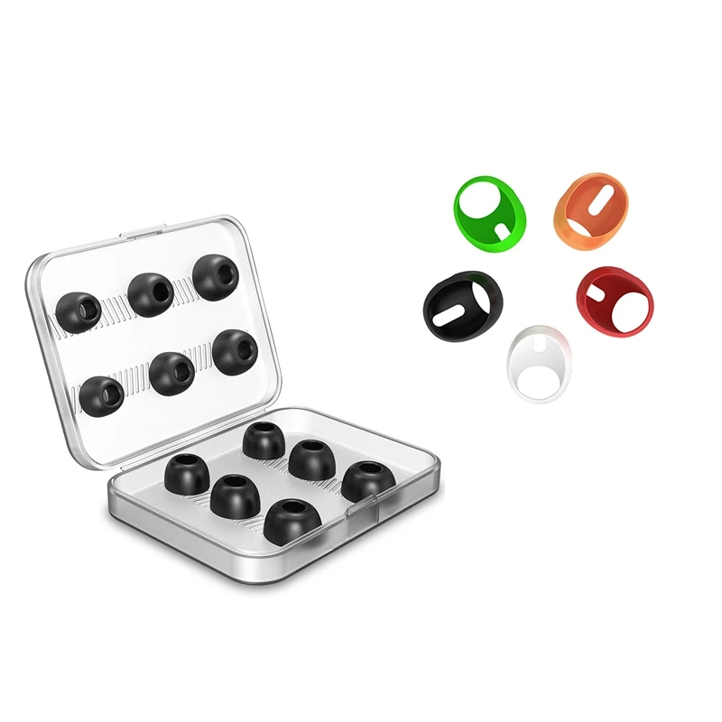 1set for Pro Memory Foam Earbud Noise Reduction Earplug & 10PCS Ear Pads Bluetooth Earphones |