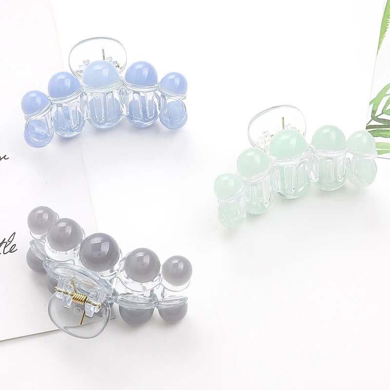 

Sweet Round Pearl Hair Clips For Women Girls Hair Claw Chic Barrettes Claw Crab Hairpins Styling Fashion Hair Accessories