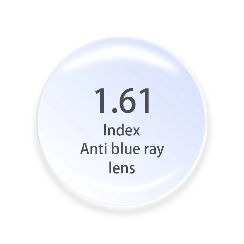 

1.61 Index Anti-Blue Ray Prescription Lenses Aspherical Computer Professional Lens Anti-Radiation Optical Myopia Hyperopia Lens