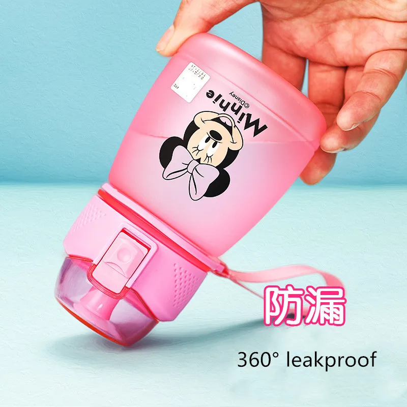 390 мл чашка для воды с мультяшным изображением Диснея Микки Мауса прямая бутылка