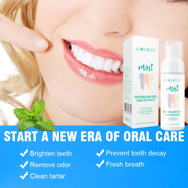 

Teeth Whitening Mousse Toothpaste Fresh Shining Bad Breath Teeth Cleaning Tooth-Cleaning Tooth Dental Tool