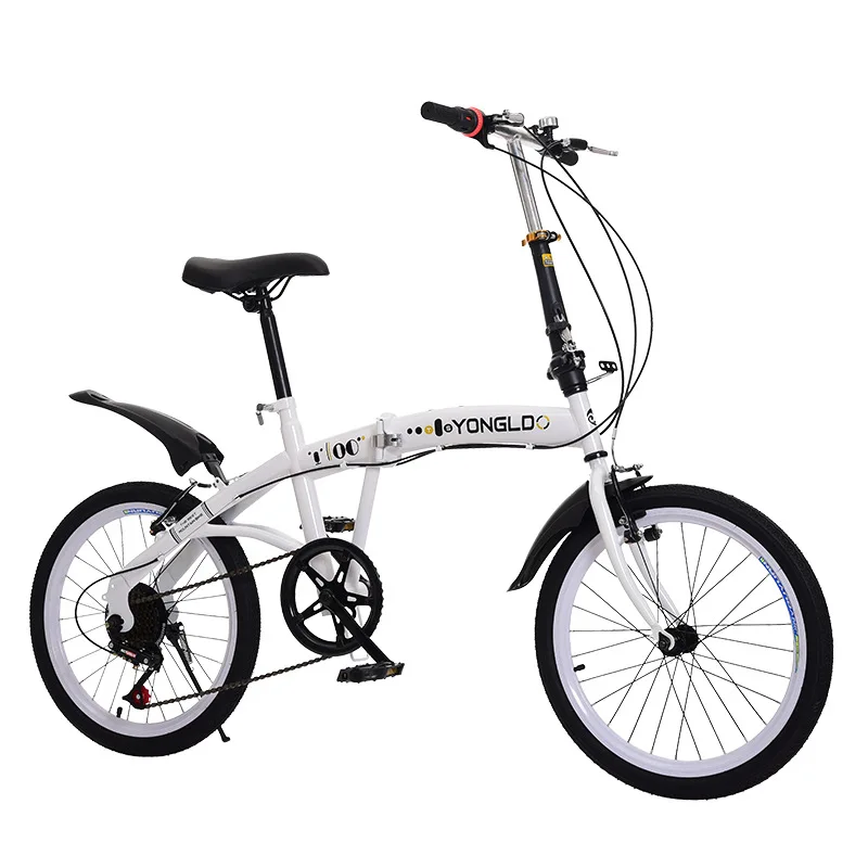 20 zoll 6 speed folding fahrrad high carbon stahl farbe rahmen compact pedal kinder erwachsene fahrrad free global shipping