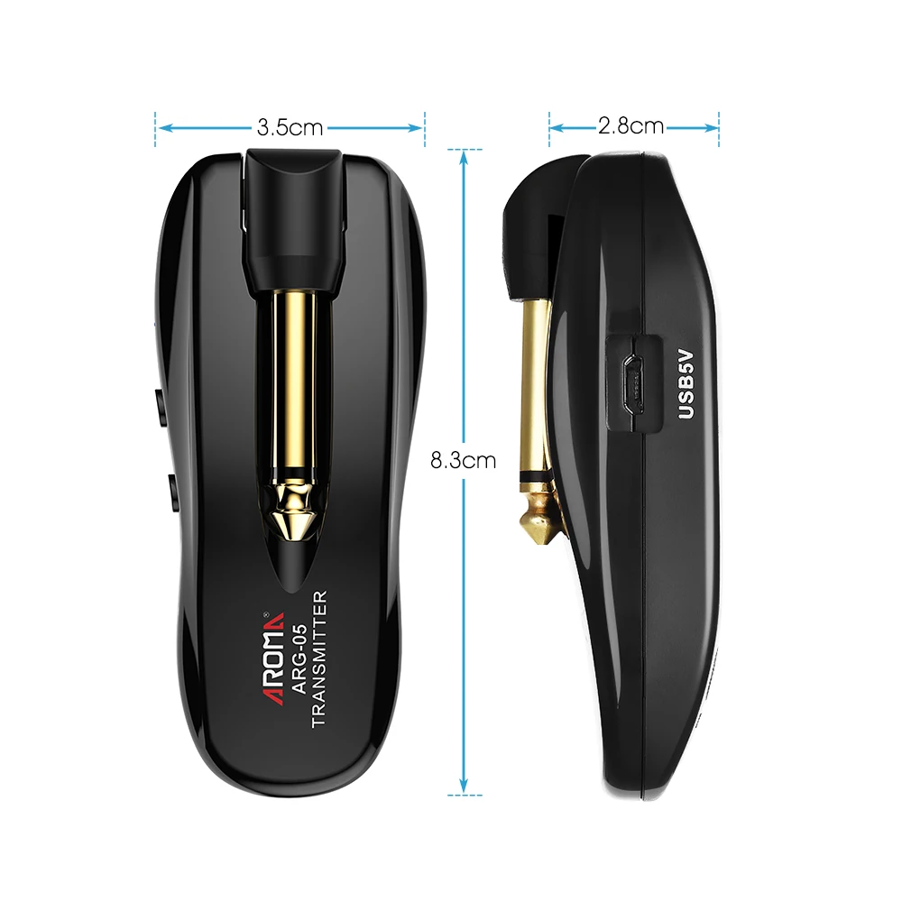 Аромат ARG-05 Беспроводной гитарный аудио передачи Системы передатчик приемник 115