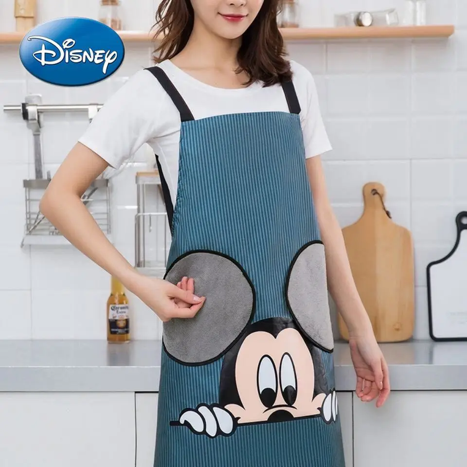 

Disney Cute New Mickey Fashion Cute Waterproof and Oilproof Apron Fashion Kitchen Workwear