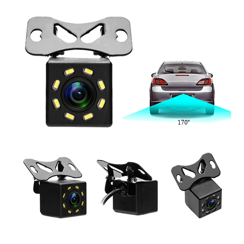 

Waterproof Rear View Camera 8/12 LED 170 Degree Wide Angle Night Vision Parking Monitor for Android Car Radio Multimedia Player