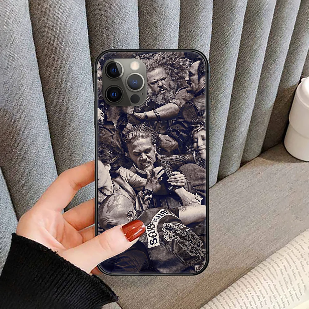 

Sons of Anarchy Phone Case cover For iphone 5 5S 6 6S PLUS 7 8 11 12 mini X XR XS PRO SE 2020 MAX black cover 3D cell cover