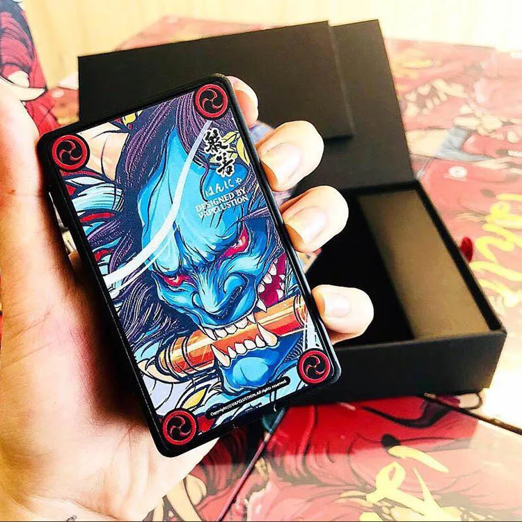 Оригинальный бокс мод Vapelustion Hannya 230 Вт светодиодный экран питание от двух
