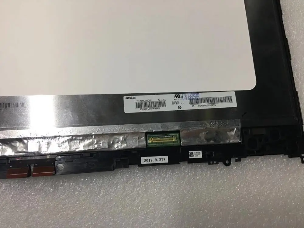 С рамкой FHD HD ЖК-дисплей + сенсорный экран дигитайзер сборка Rahmen для LENOVO YOGA 520-14 Yoga