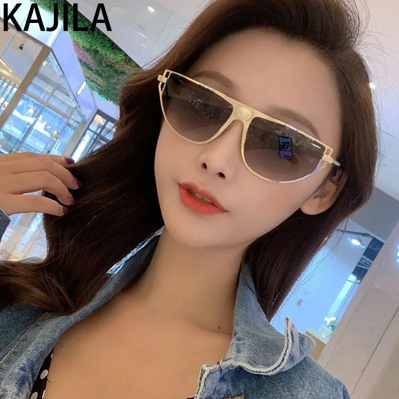 Роскошные брендовые дизайнерские солнцезащитные очки кошачий глаз для мужчин 2020