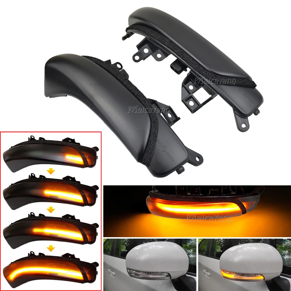 

LED Side Mirror Turn Signal Light for TOYOTA PRIUS REIZ WISH MARK X CROWN AVALON 2008-2015 blinker Door rear view mirror lamp