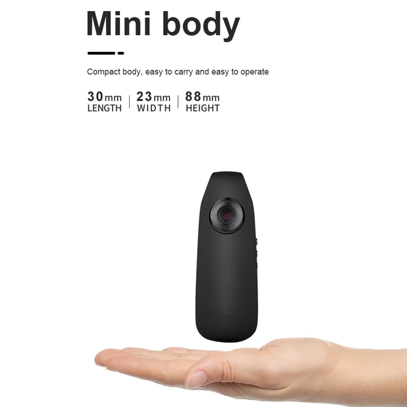 Видеокамера 1080P HD портативная мини-камера ночного видения видеокамера с датчиком