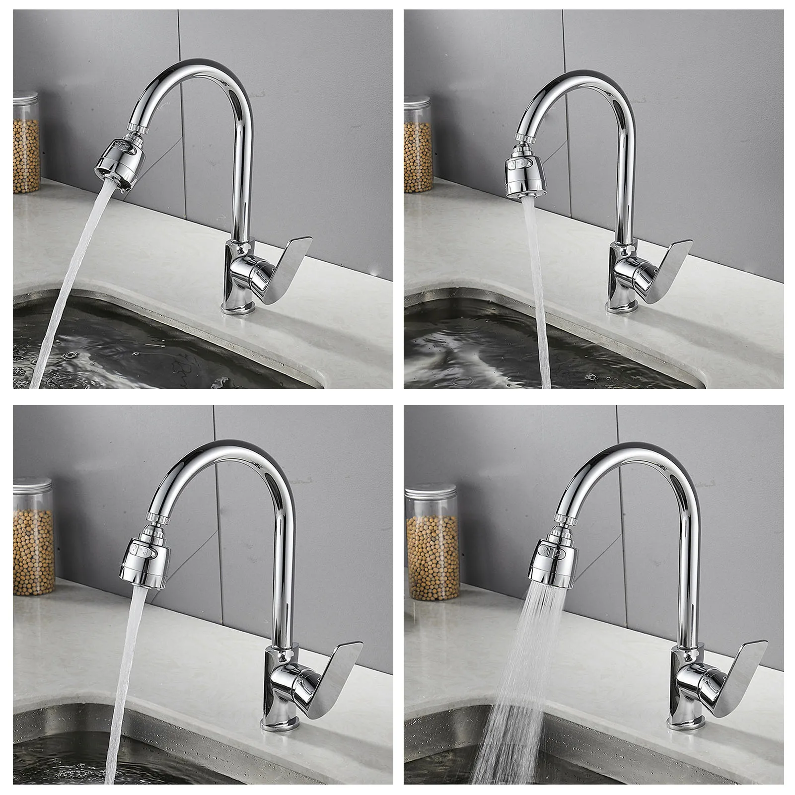 Аэратор для смесителя раковины водосберегающий распылитель с защитой от брызг