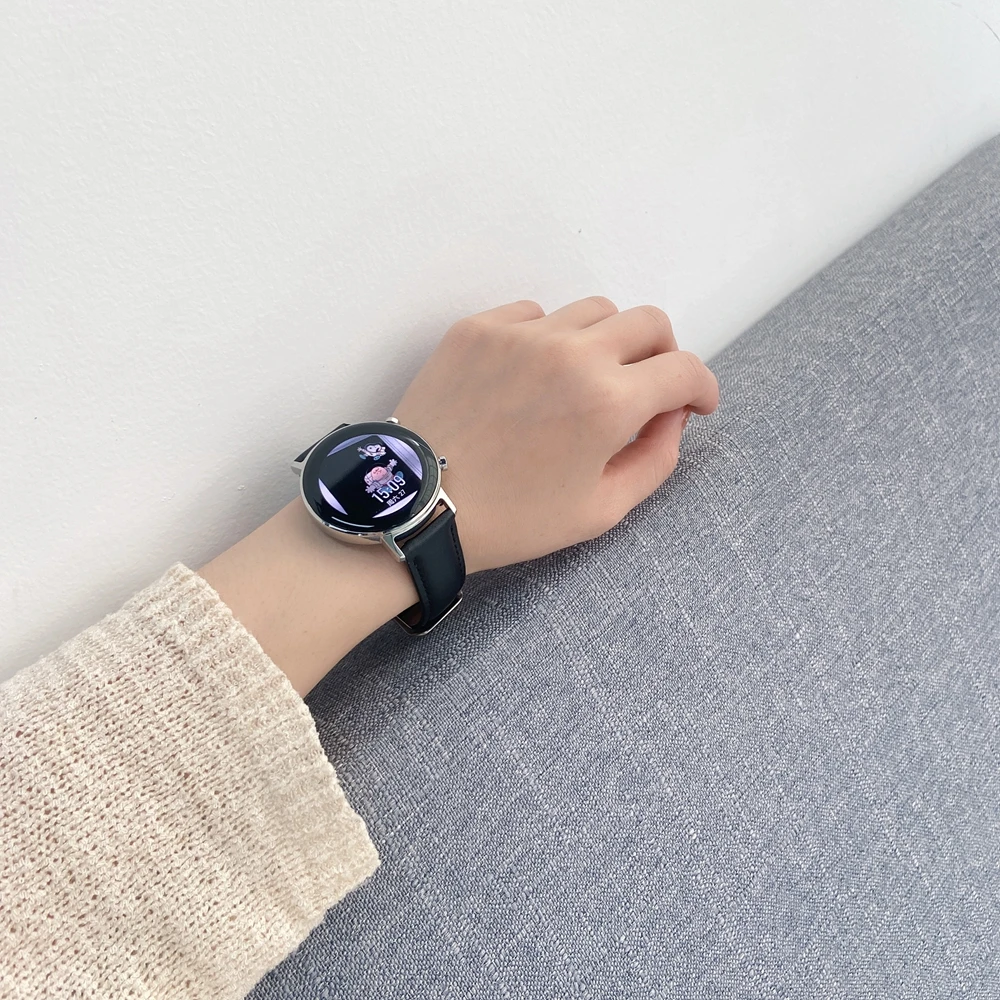 Ремешок из натуральной кожи для Samsung Galaxy Gear S3 Watch 46 мм кожаный браслет Huami Amazfit Huawei 2
