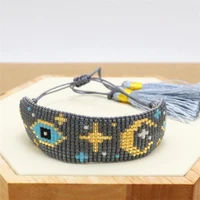 zhongvi evil eye bracelet for girls miyuki starry pattern bracelets for women gift jewelry mexican fashion pulseras jewellery