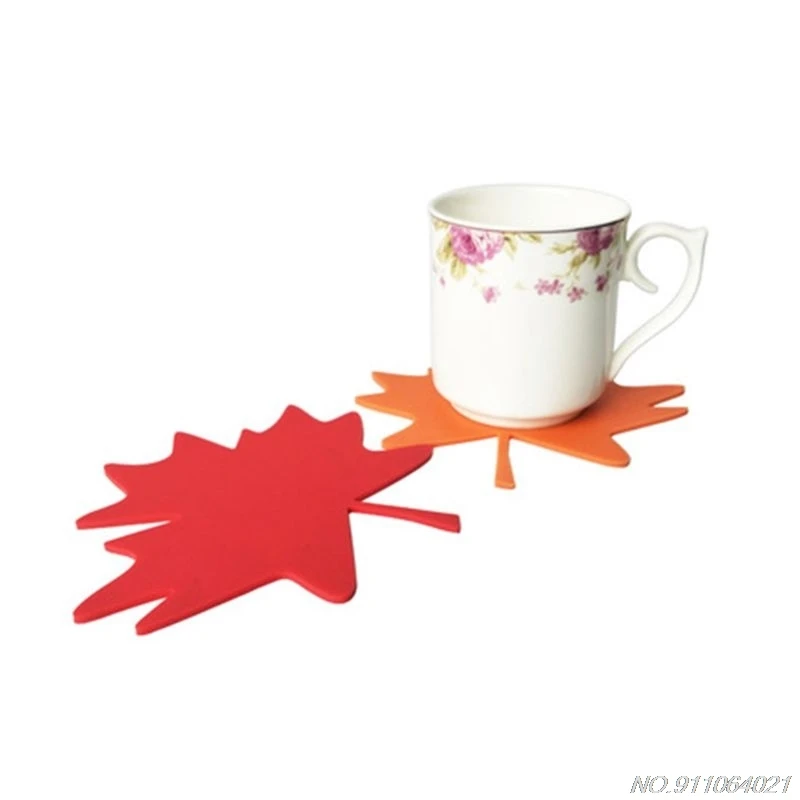 

3 Pcs/set DIY Handmade Coaster Crafts Making Epoxy Molds Cup Pad Maple Leaf Round Mould UV Resin Silicone Mold N30 20