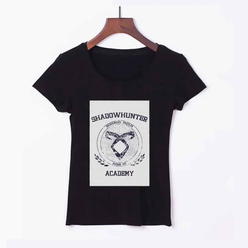 Футболка женская футболка женская одежда Shadowhunter ТВ Печать Kawaii с короткими рукавами соблазнительный Забавный Топ Футболка женская - Цвет: E2