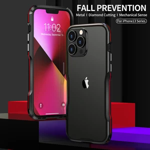 luphie for iphone 13 12 pro max 13 12 mini case shockproof armor metal bumper aluminum case cover free global shipping