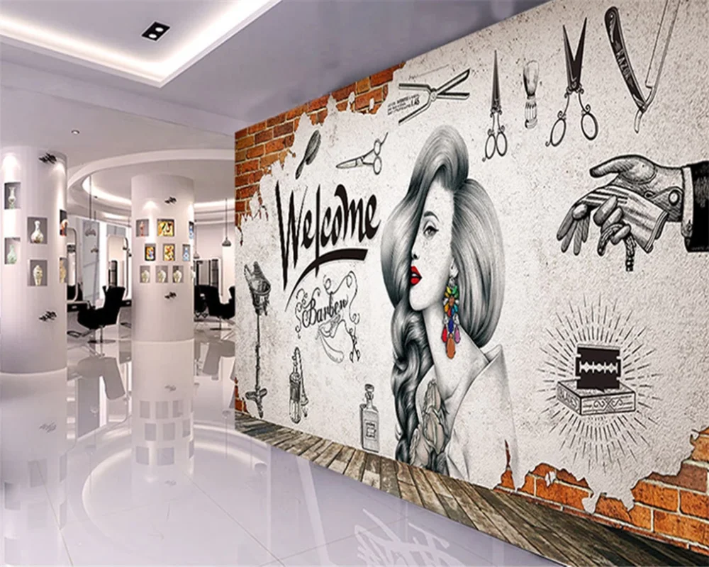 Индивидуальные 3d обои роспись ностальгия Европейская и американская Ретро